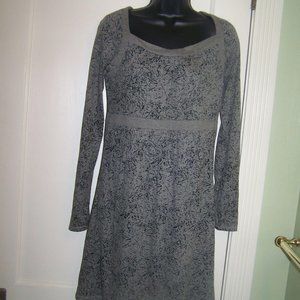 Aventura Amina Dress Gray S Babydoll NWT